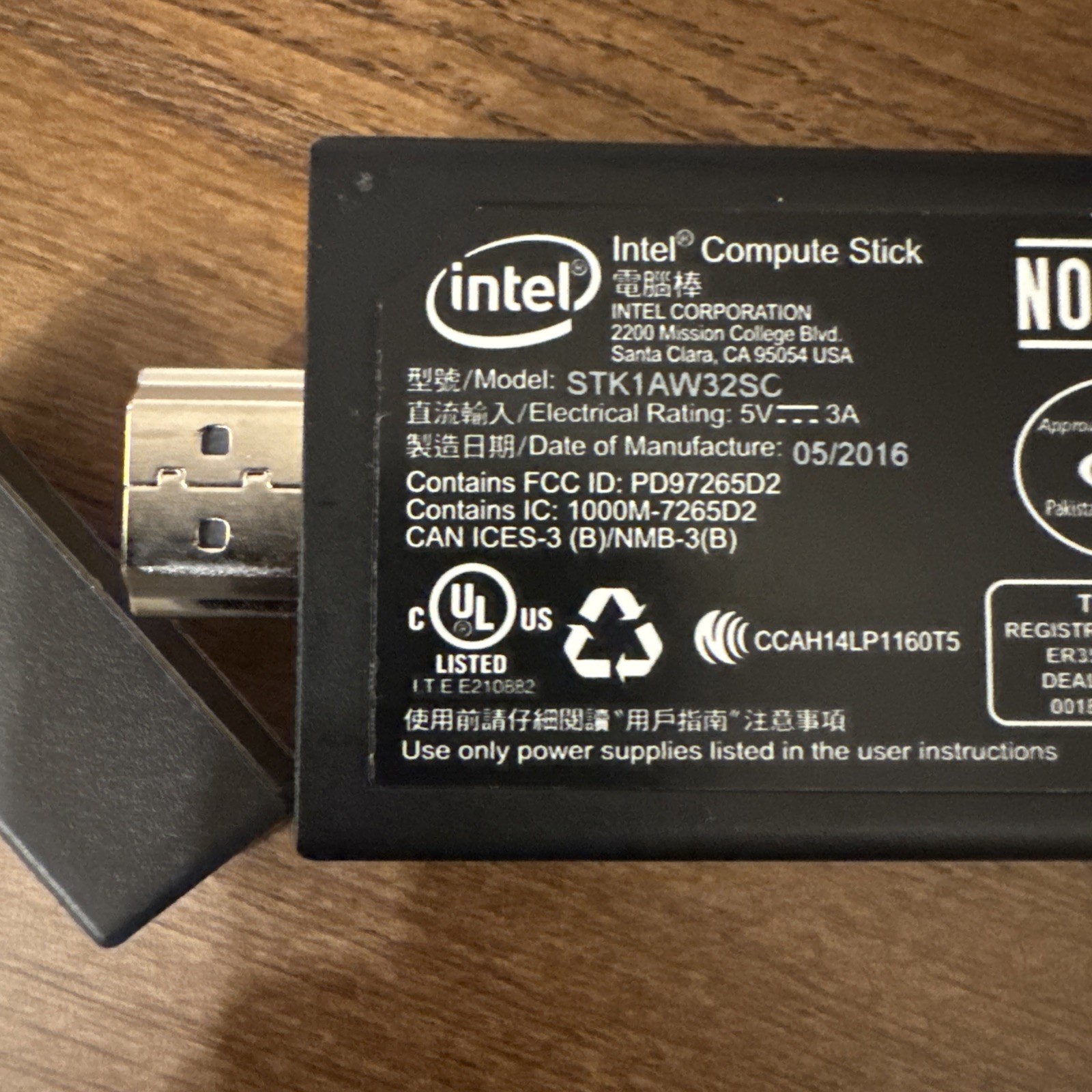 Intel Compute Stick STK1AW32SC