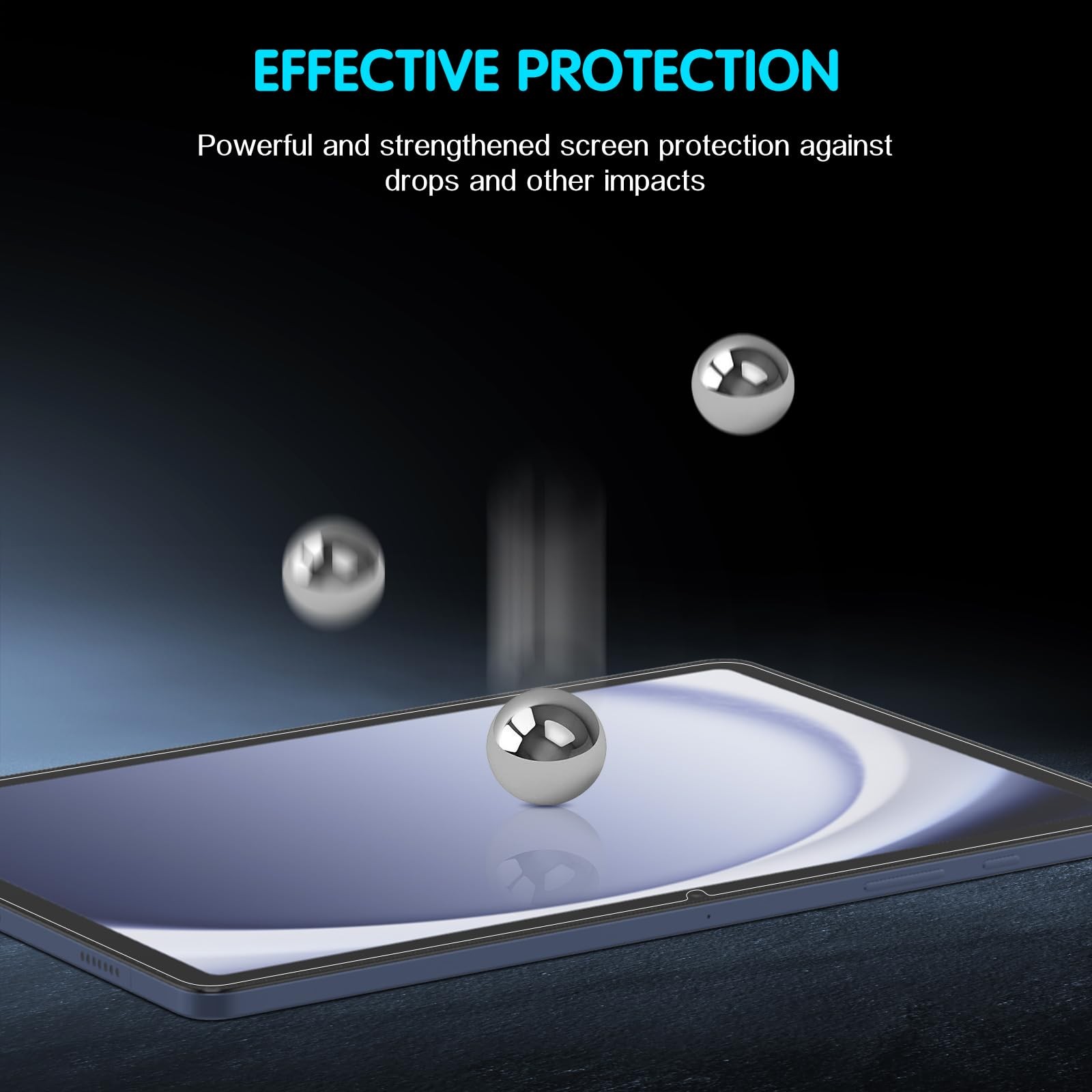2x Protector De Pantalla Cristal HD Para Samsung Galaxy Tab A9+ PLUS 11″ 2023