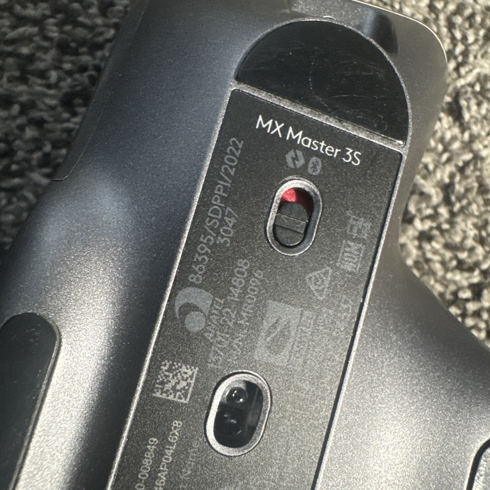 Logitech MX Master 3S Mouse Black Tested Working