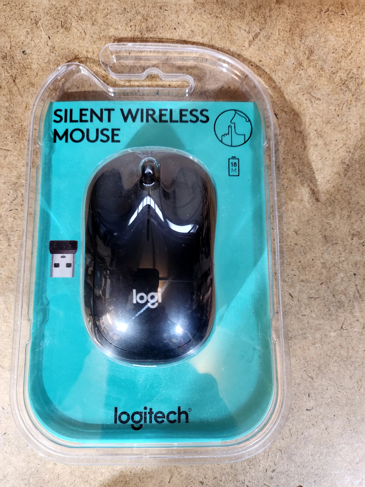 Logitech M220 Silent Wireless Mouse Black (910-005522)- NEW & Sealed (HS)