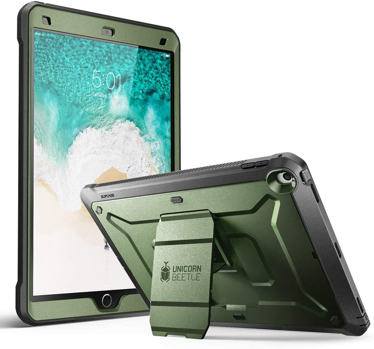 SUPCASE for Apple iPad Pro 10.5″ 2017, Full-Body Screen Case Rugged Stand Cover