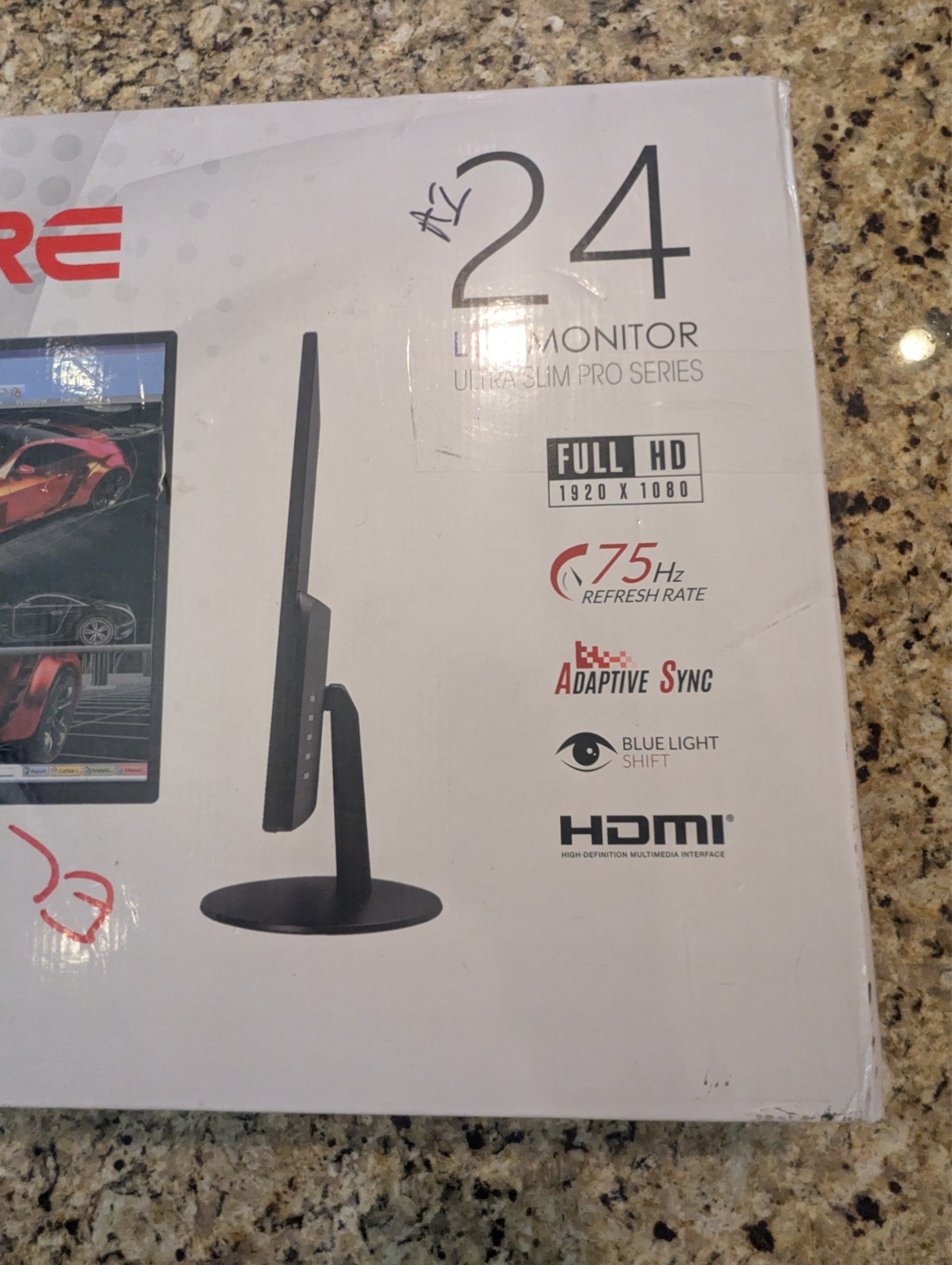 Sceptre 24″ LED Monitor Ultra Slim Full HD 1920 X 1080 75Hz Blue Light HDMI