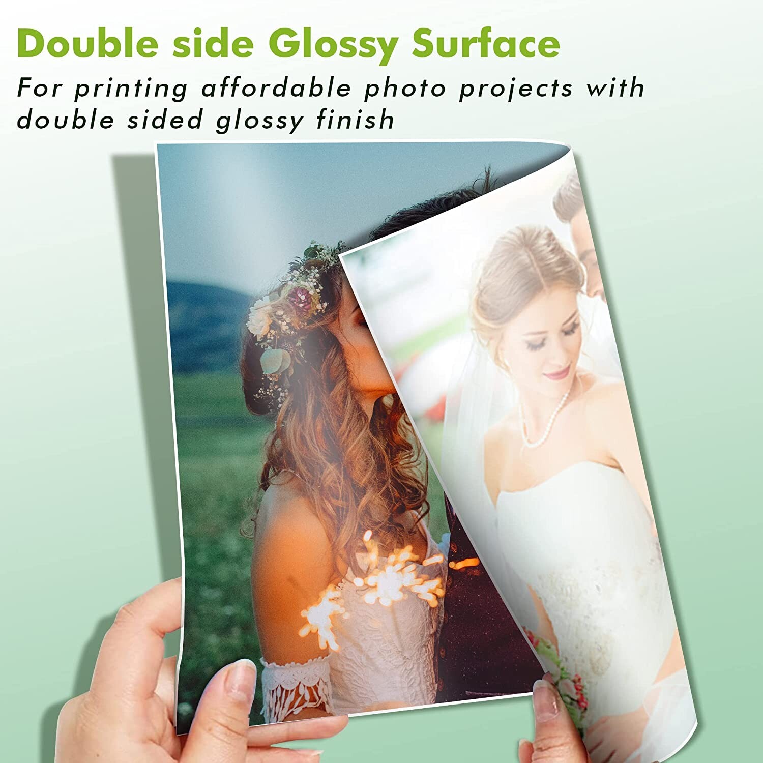 Koala Double Sided Glossy Photo Paper 8.5×11 32lb 300 Sheets Inkjet Printer 120g