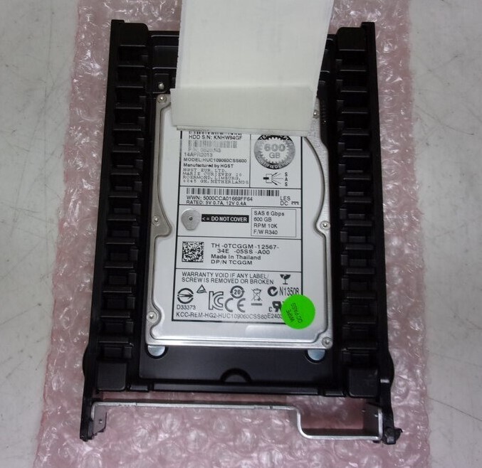 Dell HUC109060CSS600 0B26043 HGST Hard Drive 600GB SAS 2.5″ 0TCGGM