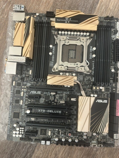 2 ASUS MOTHERBOARDS LGA 2011 Intel FOR PARTS ONLY