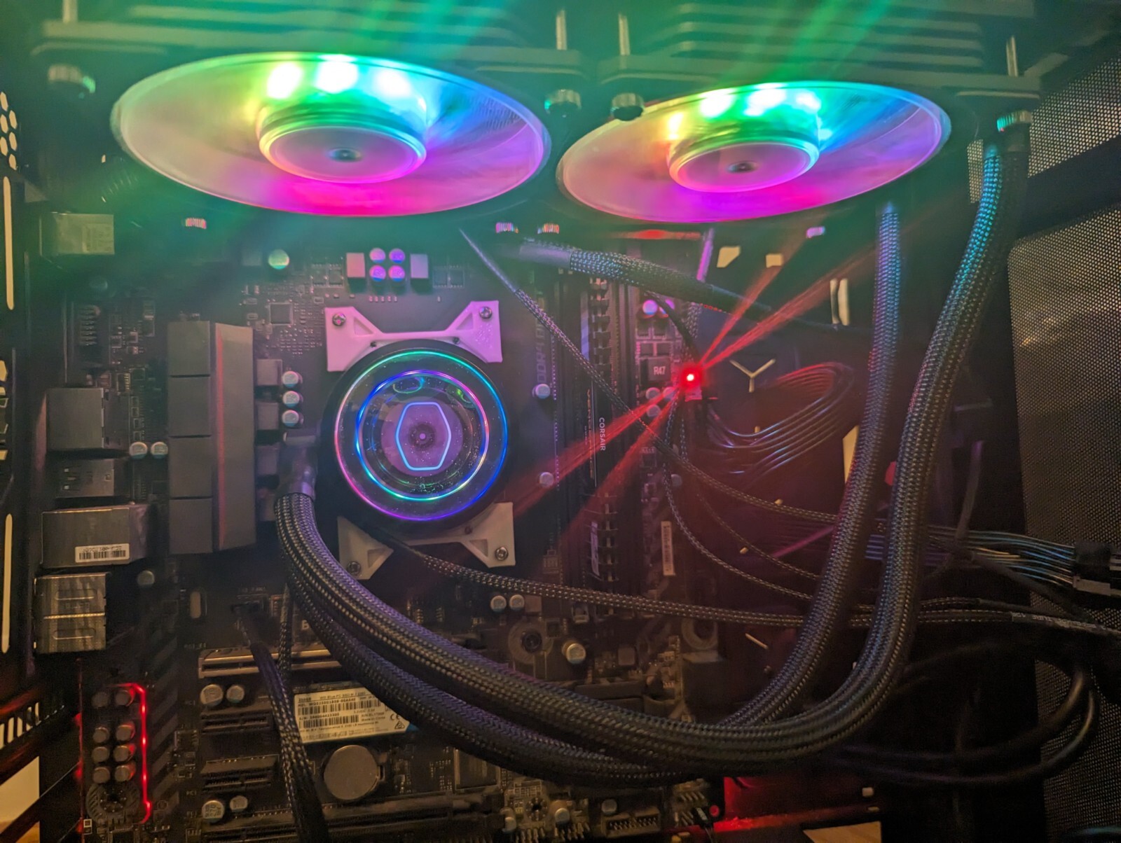 [AM4] Coolermaster AIO Bracket, Strong PETG, Random Color [Tested with ML240P]