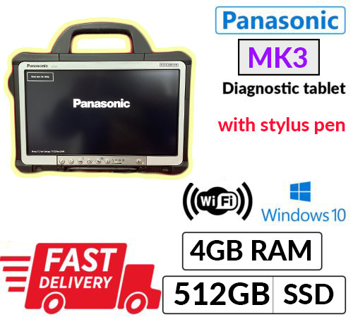 Panasonic Toughbook CF-D1 MK3 4GB 512GB SSD 6th Gen Diagnostic Tablet Discounted