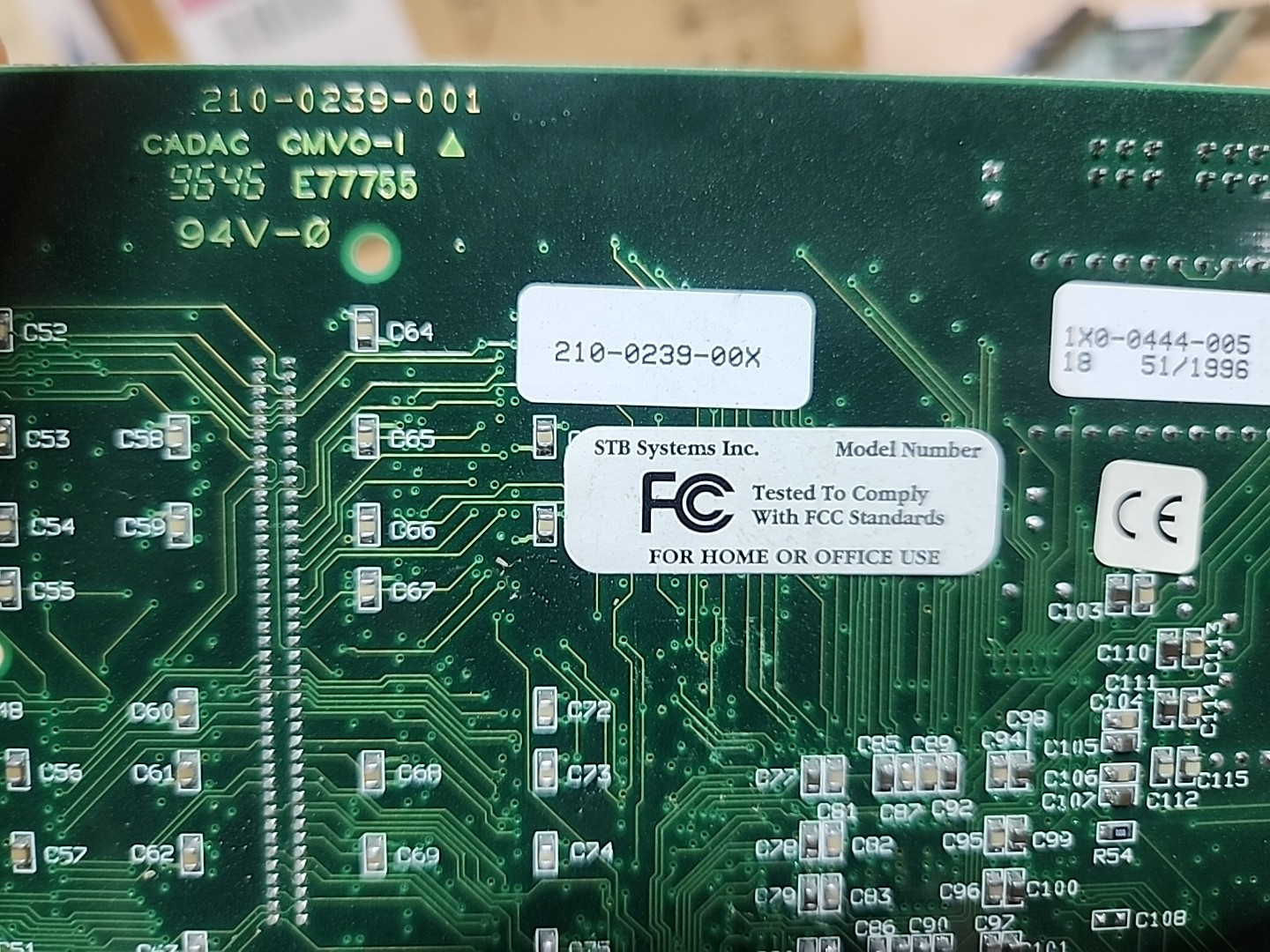 STB SYSTEMS 210-0239-00X VELOCITY VIDEO CARD