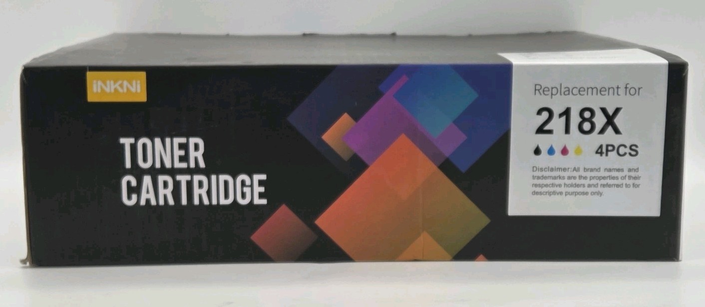 218X 4pk Toner Cartridge for HP Color LaserJet Pro 3201DW MF3301SDW MFP3301FDW