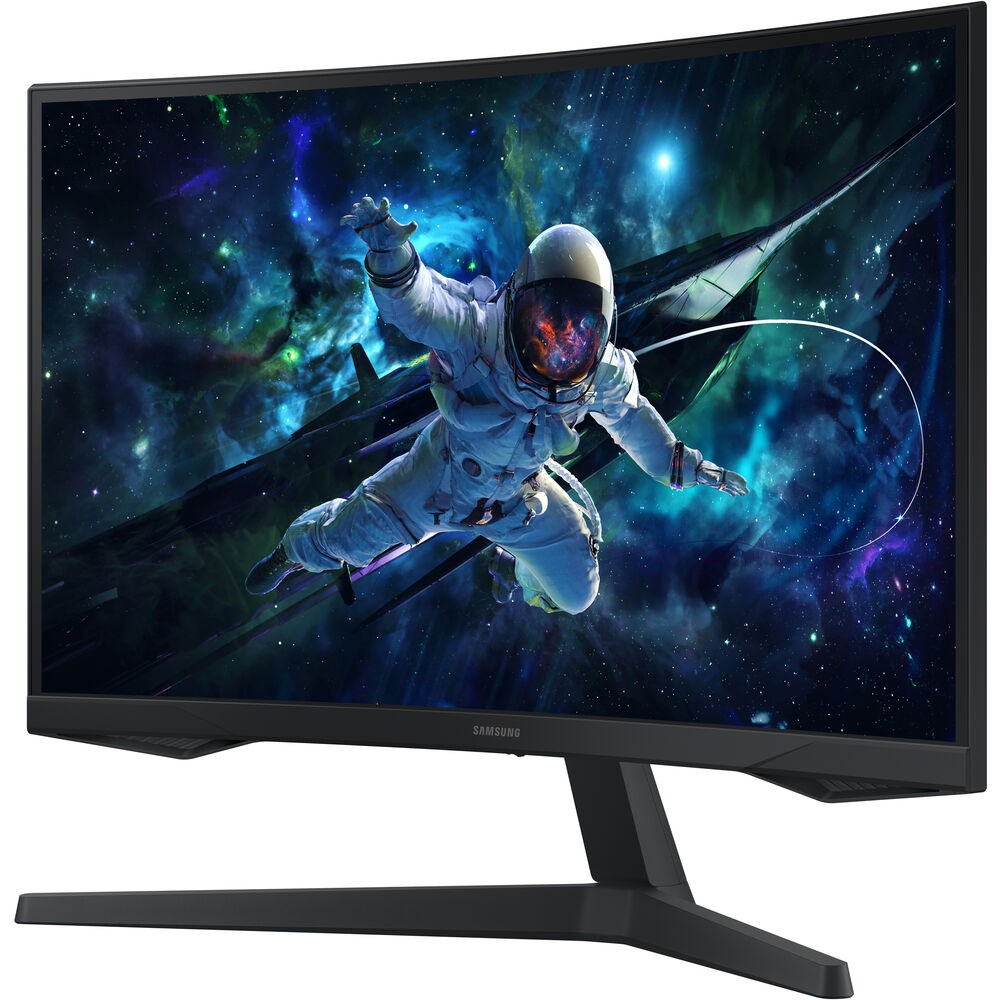 Samsung 27″ Odyssey G55C QHD Curved Gaming Monitor + 26 Months Protection Bundle
