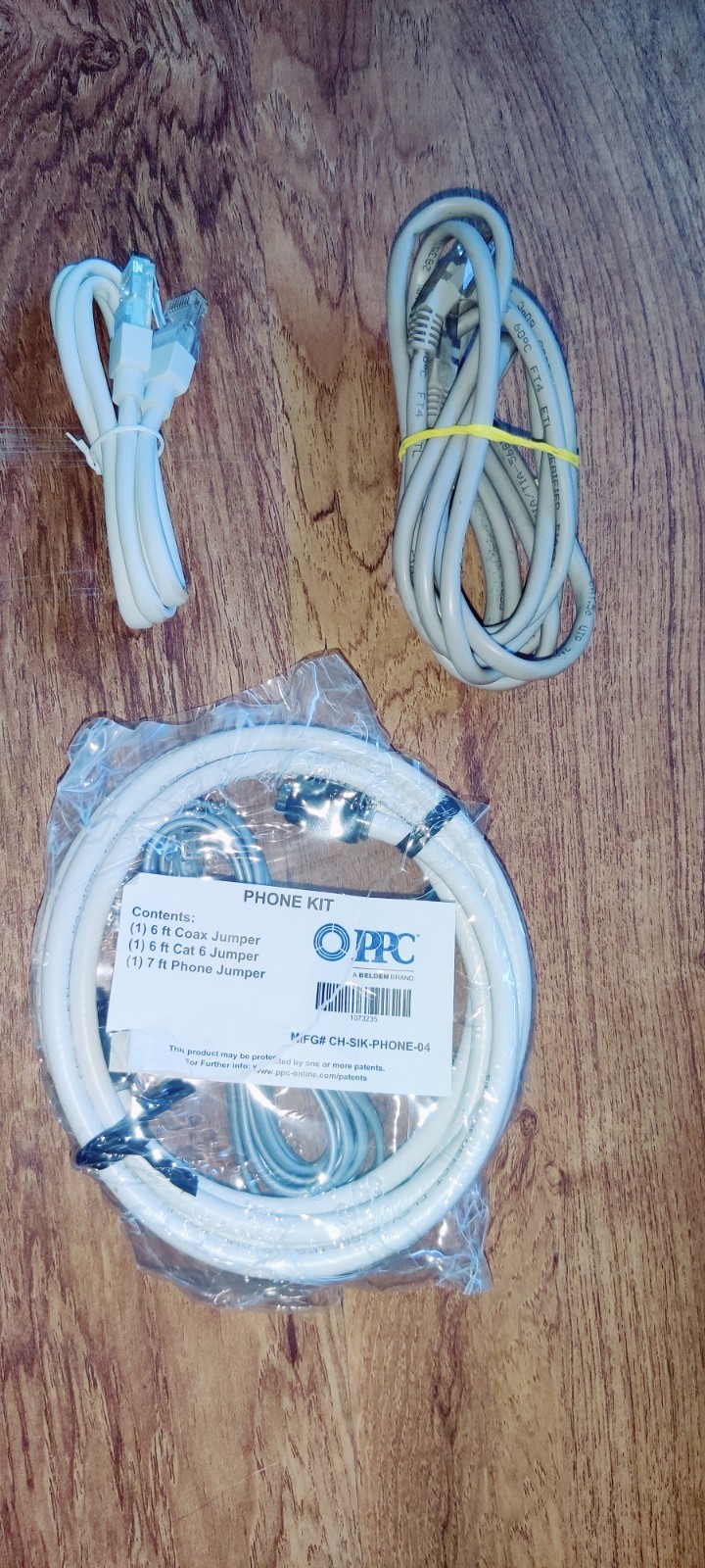 Lot Of 8 Cat 6 Ethernet Cables 7ft, 6ft And Coaxial Cable NEW