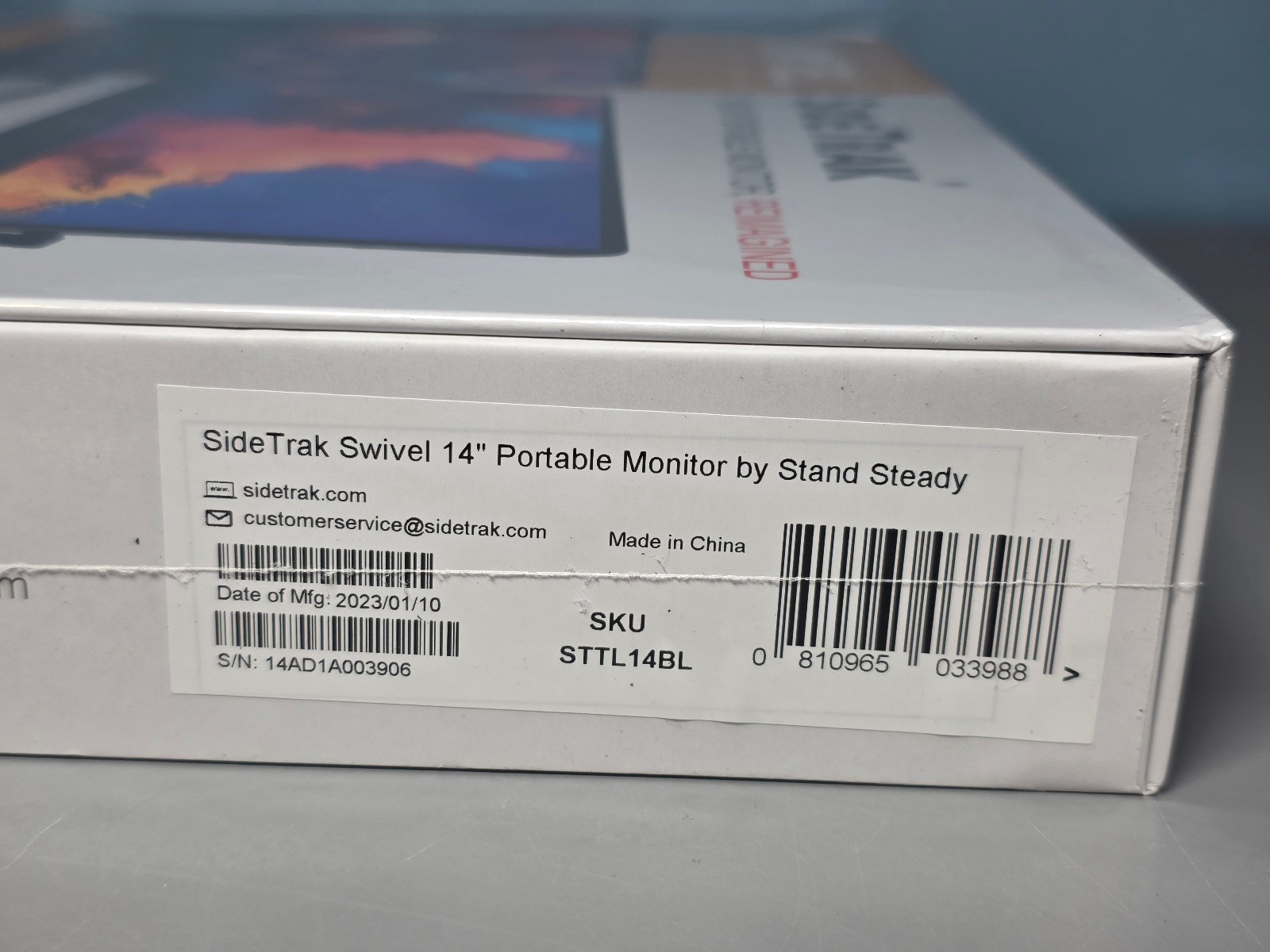 SideTrak Swivel Attachable 14″ Full HD Portable Monitor 1920-1080 resolution NEW