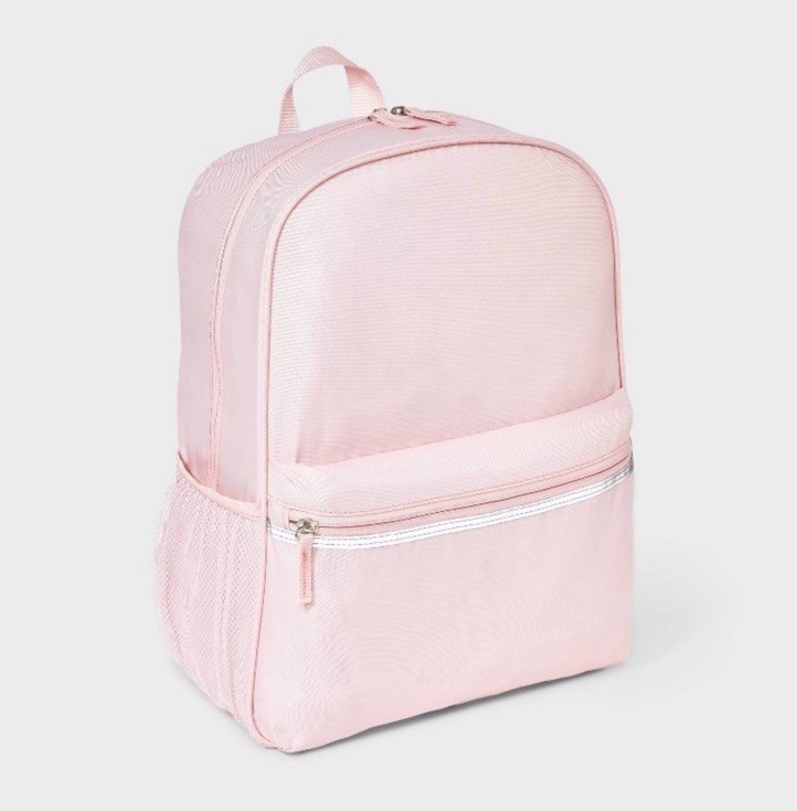 Pink Backpack with Laptop Compartment 16x12x5.5 in 23L New With Tag Dealworthy