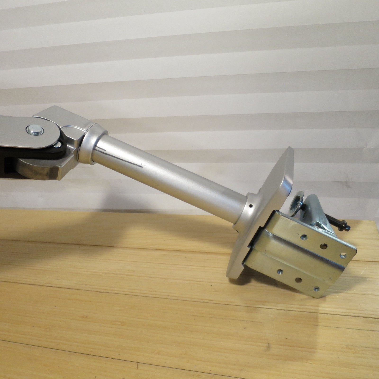 Ergotron Aluminum WorkFit-P Sit-Stand “Platinum” Mountable Arm with Shelf