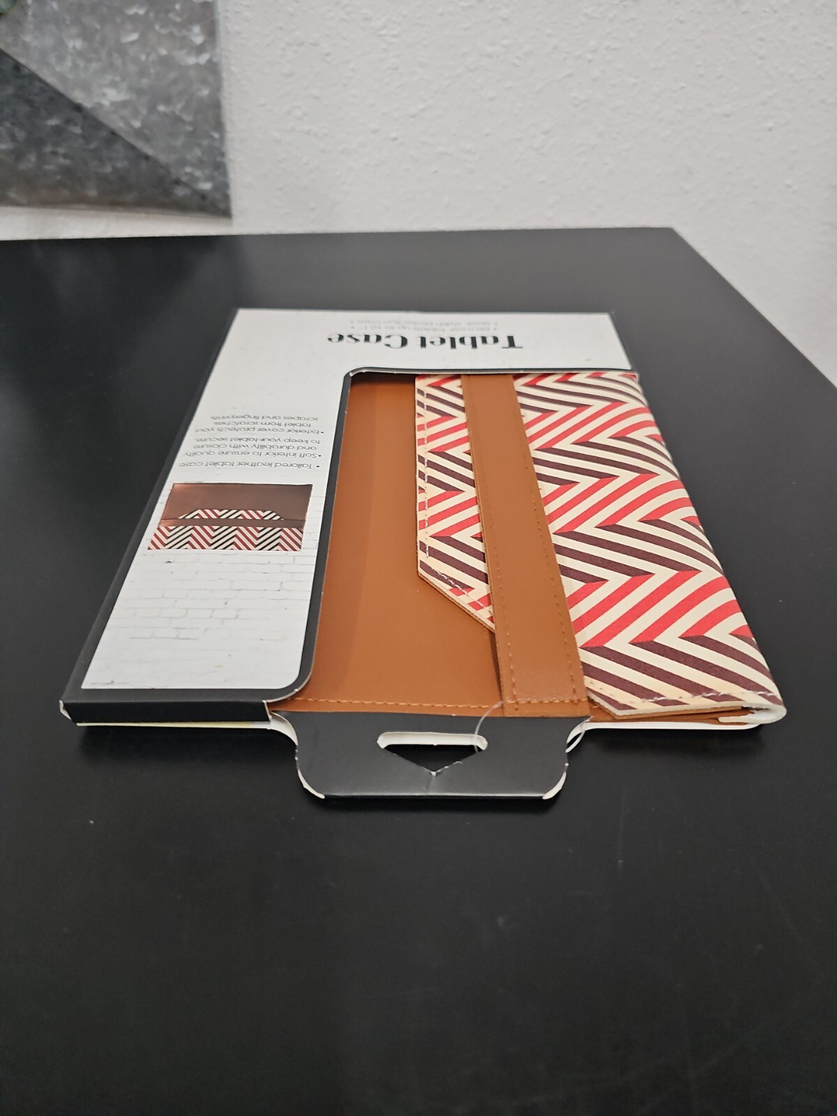 Brand New Tailored Tablet Notebook Leather Sleeve Carry Case Fits up to 10.1″