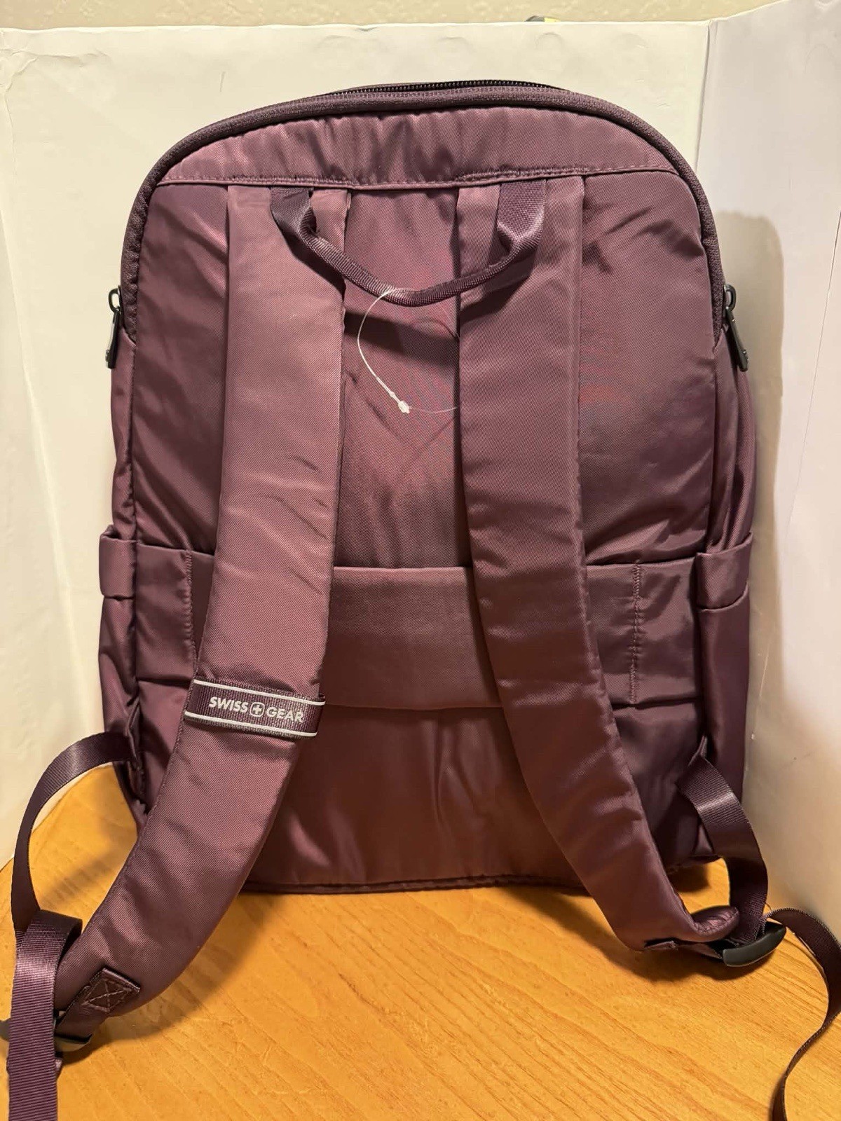 Swissgear Compact Lightweight Backpack with Laptop Pocket, Plum