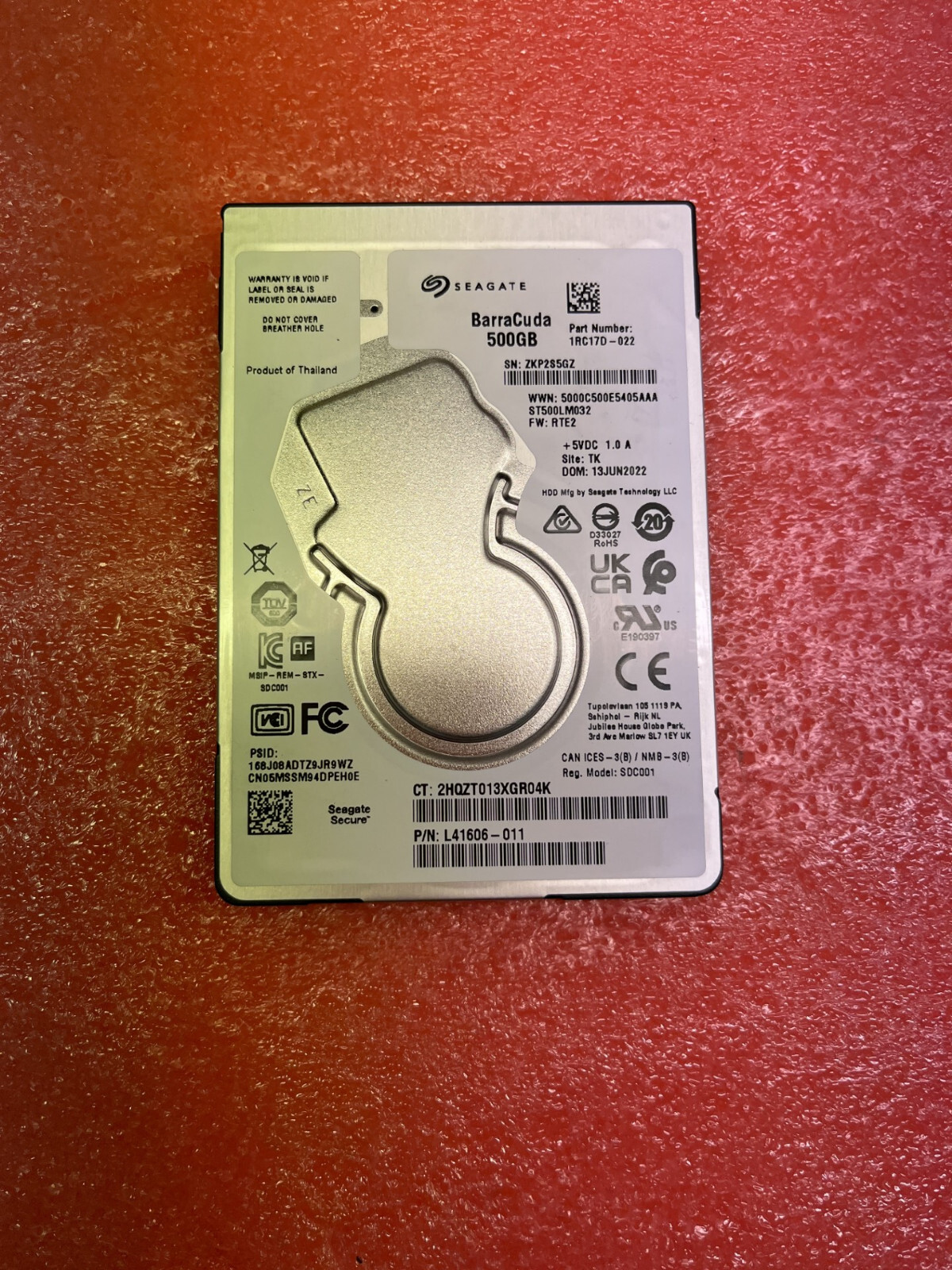 L41606-011 HP 500GB 5400RPM secure encrypted drive