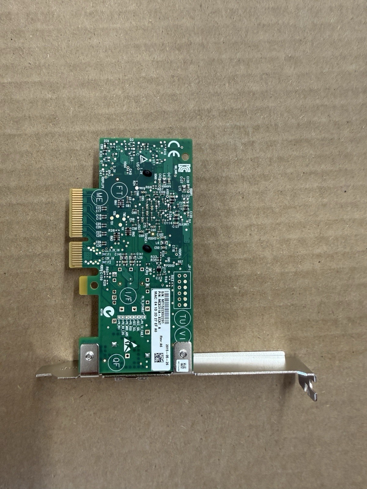 MCX311A-XCAT MELLANOX CONNECTX-3 10GBE PCIE SFP+ ETHERNET CONTROLLER CX311A