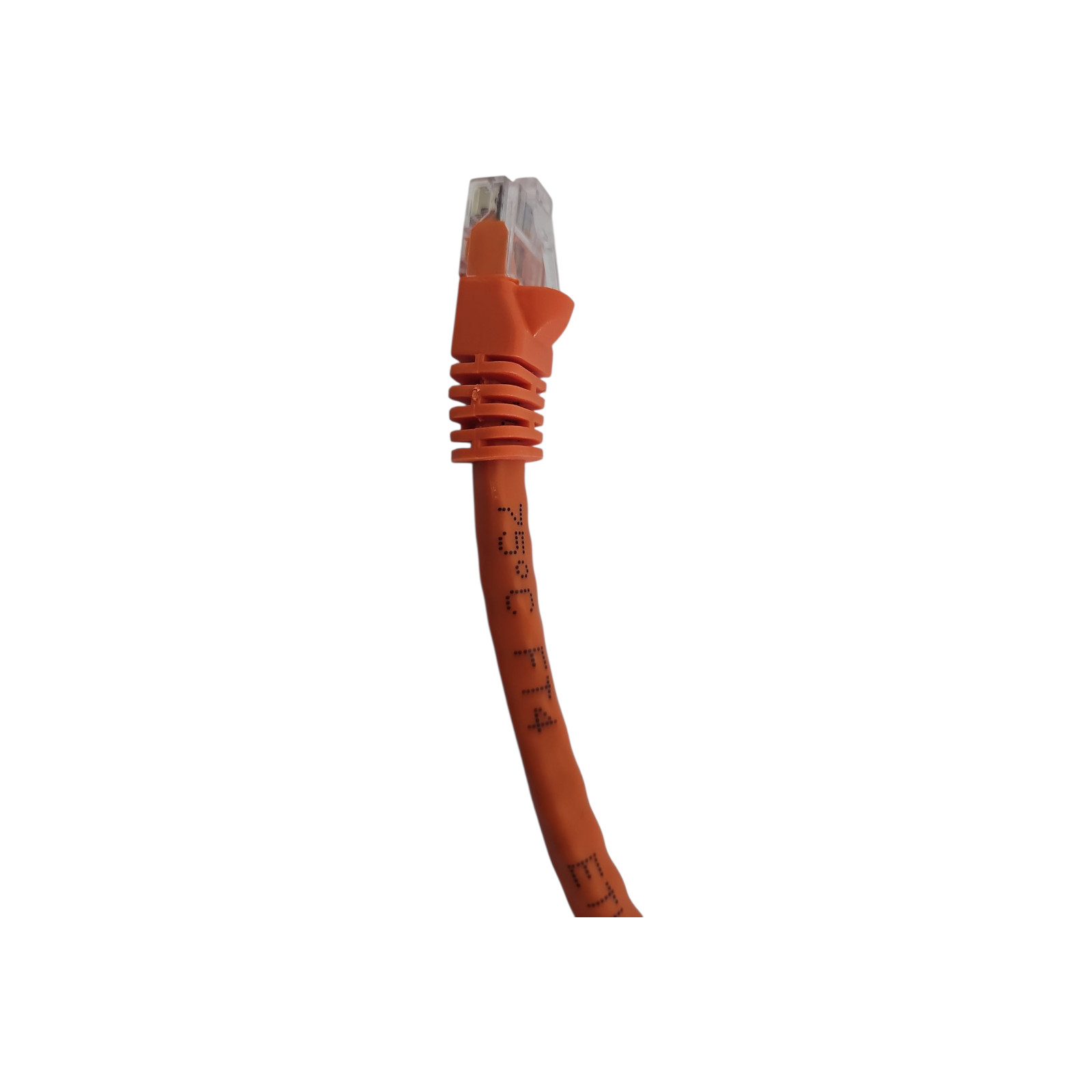 Category 6 Patch Cord (UTP) 7 Inch Stranded 568B 100% Copper Orange – Lot of 10