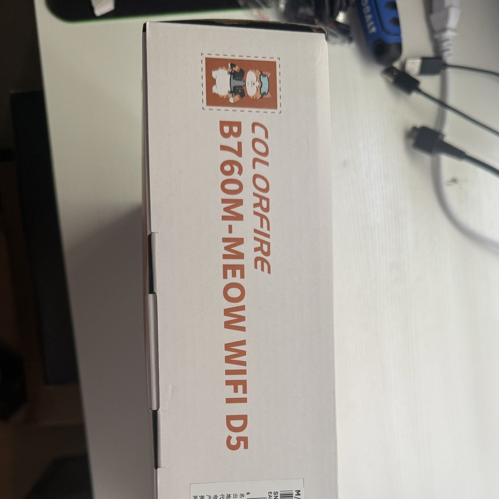 Colorfire B760M Meow Wi-Fi D5 Orange Cat (Brand New)