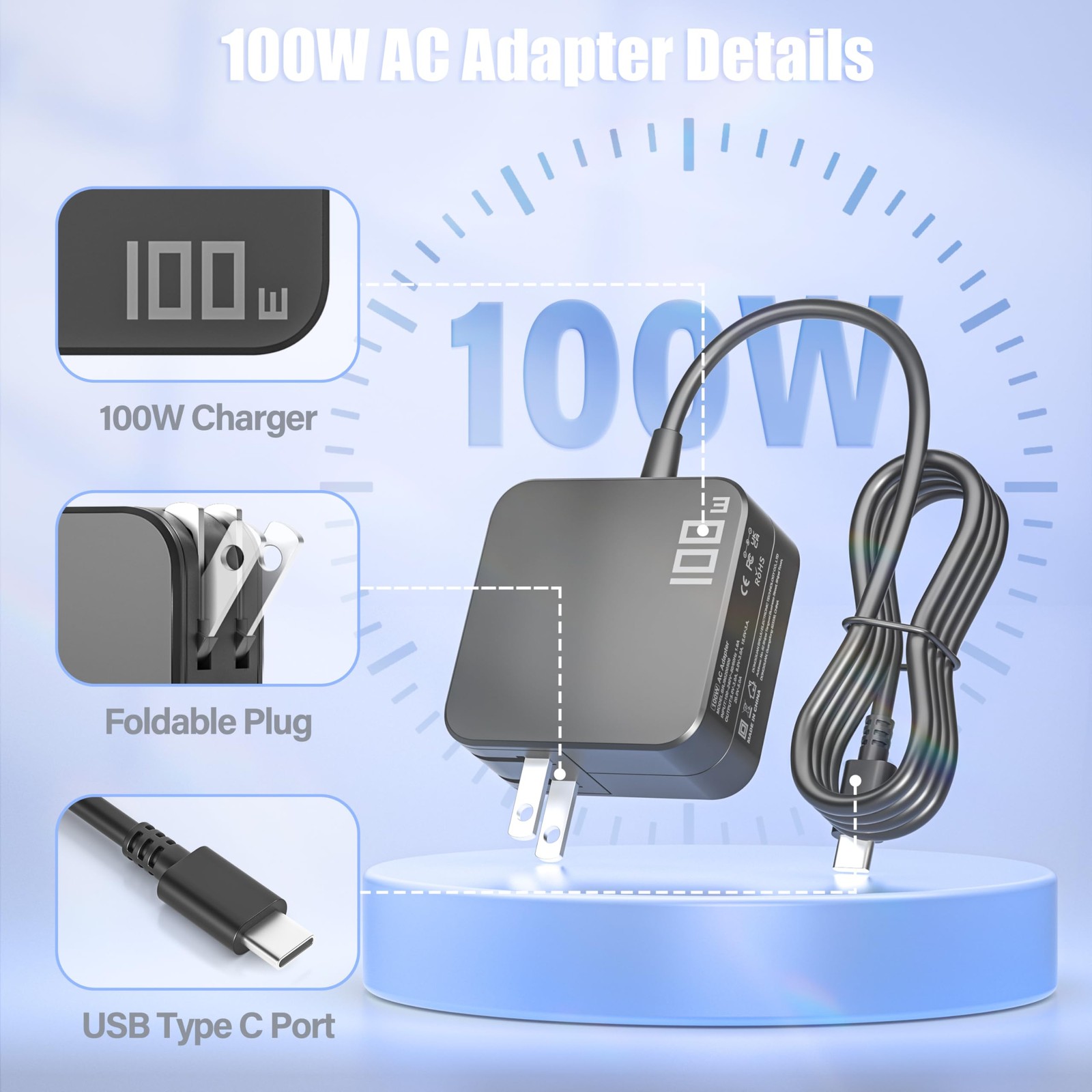 100W USB Fast Charger with T-Mobile 5G Internet Gateway Charger – Arcadyan KV…