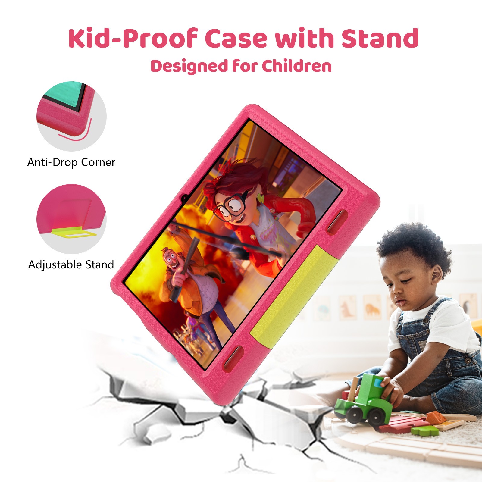 10.1 inch Tablet 6GB RAM 64GB ROM for kid Dual Camera WIFI IPS LCD HD Android 11
