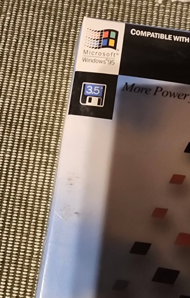 Microsoft Windows 95 / Full Release / Sealed / NOS / 3.5″ Floppies / RARE / 1995