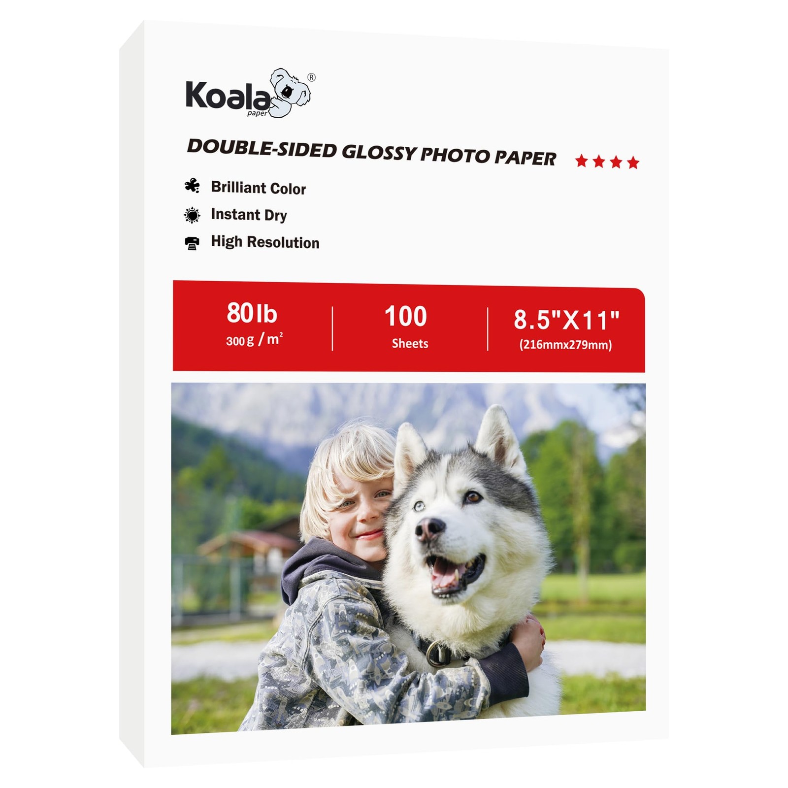 Koala Thick Photo Paper Double-sided Glossy Heavyweight Paper 8.5X11 Inches 8…