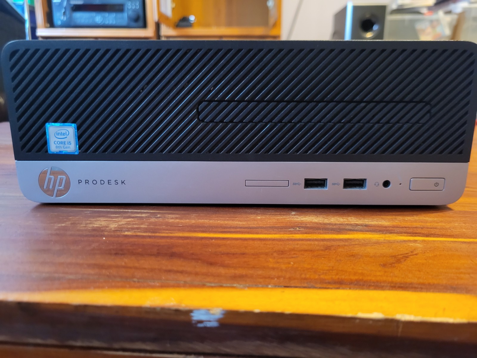 HP ProDesk 400 G5 SFF Desktop i5-8500T 3.00GHz Win 10 8GB SSD Black