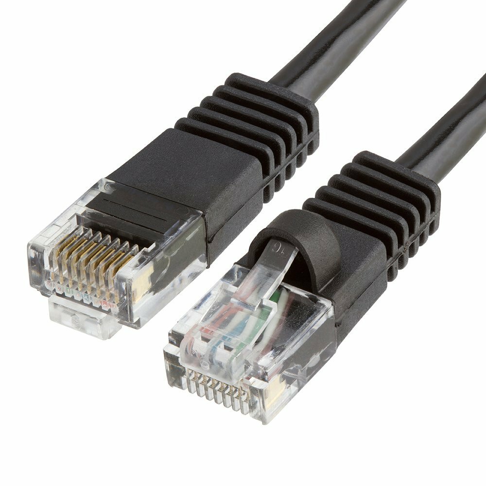 3FT 3feet CAT6 Cable Ethernet Lan Network CAT 6 RJ45 Patch Cord Internet Black