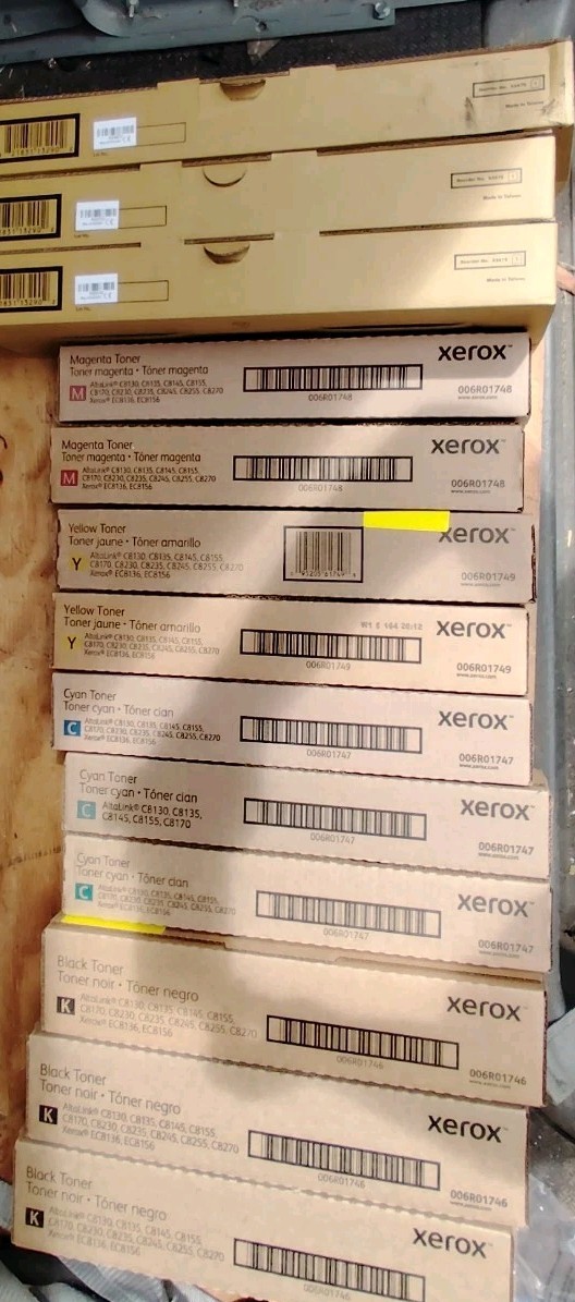 Lot Of 10 Xerox AltaLink C8130 Toner 006R01746, 006R01747, 006R01748, 006R01749
