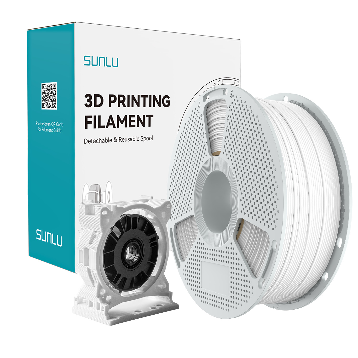 SUNLU 1.75MM PA12-CF PA6-CF PC-ABS PP Easy-PA Engineering Filament 1KG/0.8KG