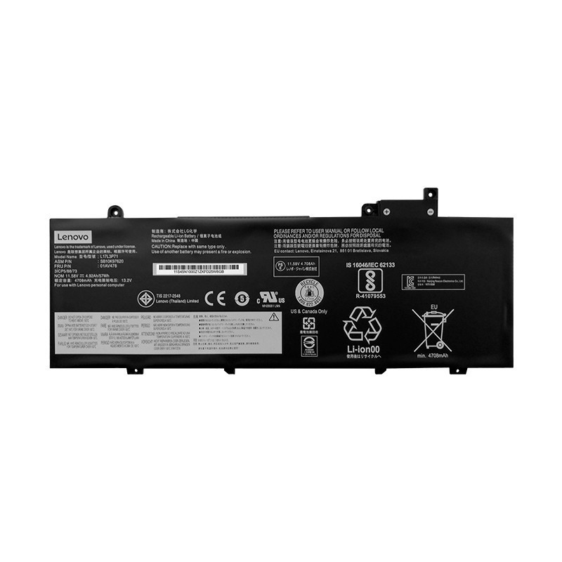 OEM 57WH 01AV478 Battery For Lenovo ThinkPad T480s L17L3P71 01AV479 L17M3P71 New