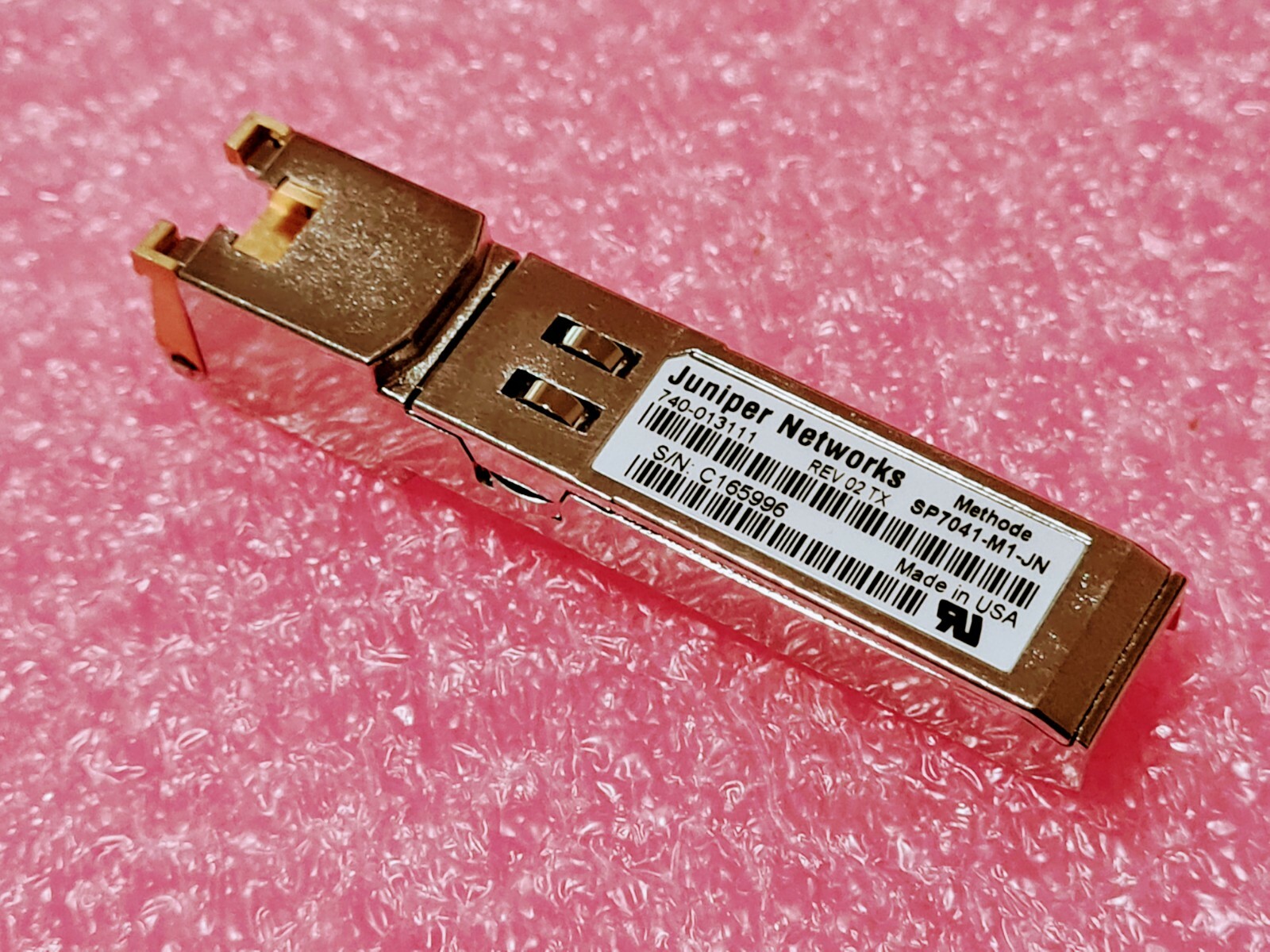 Genuine Juniper EX-SFP-1GE-T 740-013111 SFP-1GE-T SFP-1G-TX SFP-T RJ-45 100M USA
