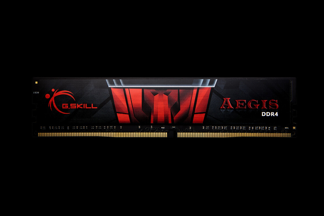 8GB G.Skill Aegis DDR4 3000MHz PC4-24000 CL16 Single Desktop Memory Module