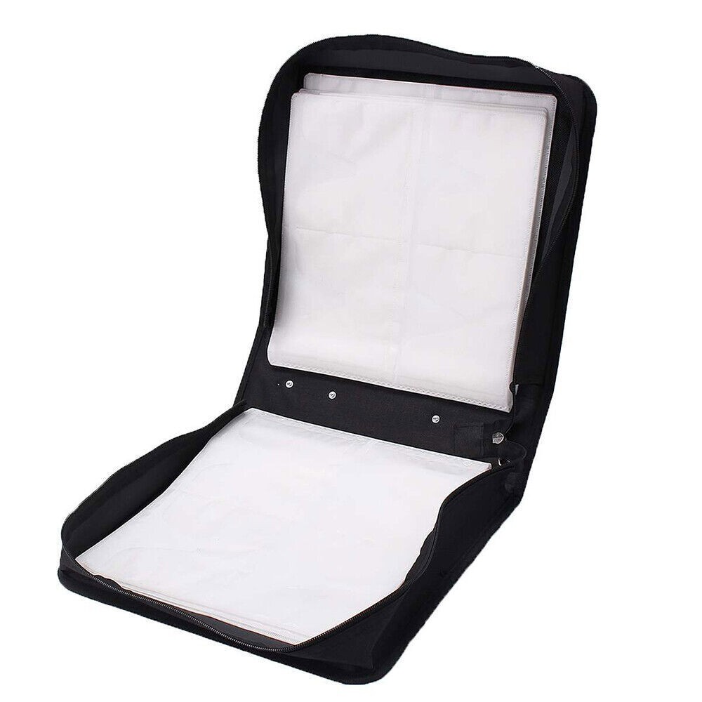 128/240/400/520 Disc CD/DVD Wallet Binder Book Sleeves Storage Bag Carrying Case
