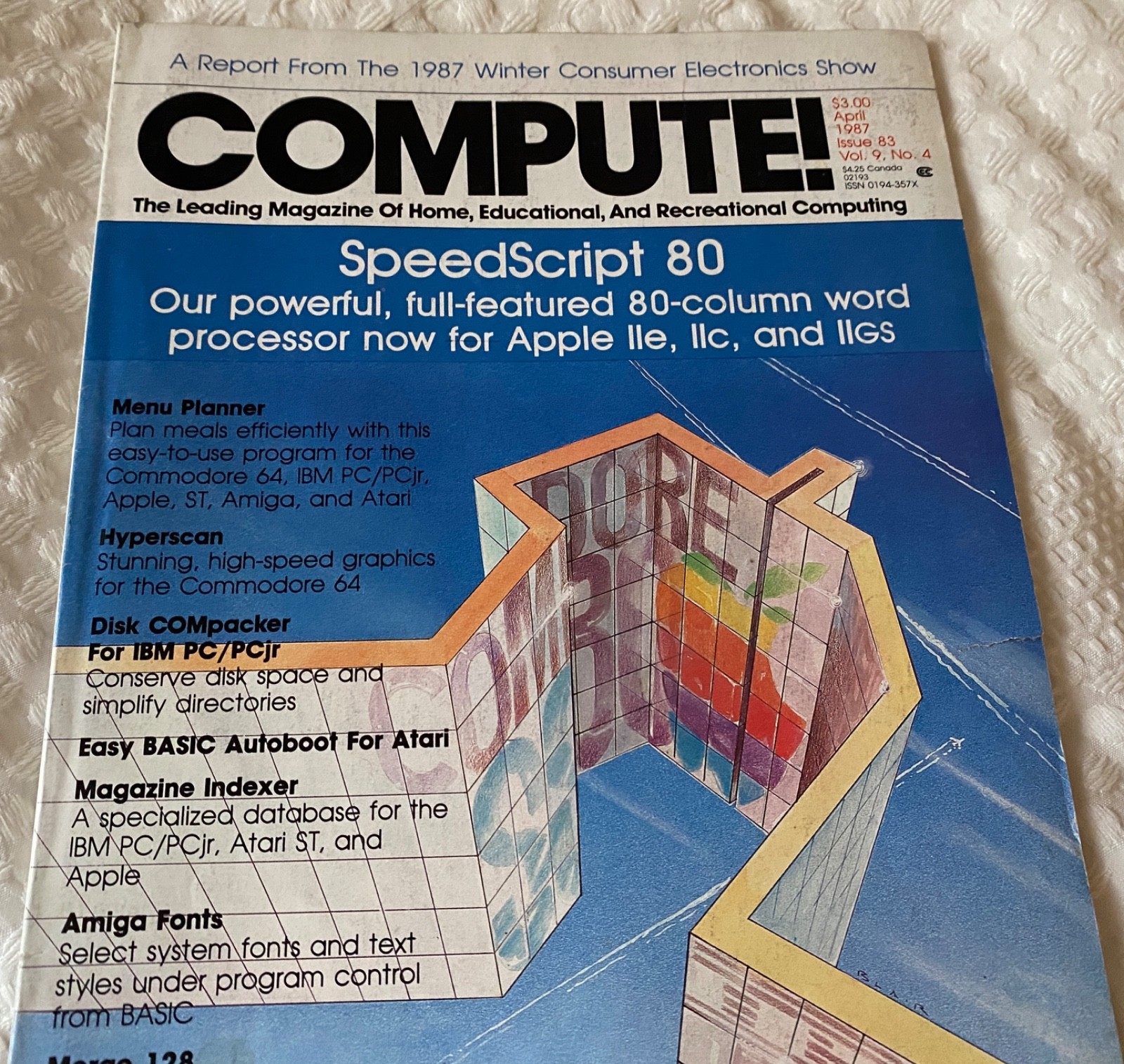 Compute! Magazine 1987 Consumer Electronics Show April 1987 Vol 9 No 4 Issue 83