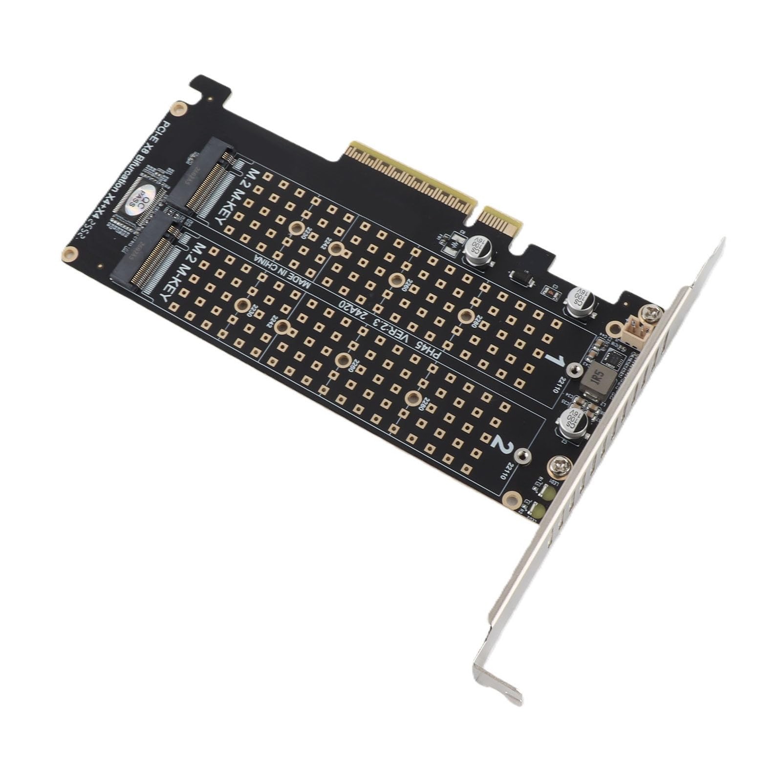 M.2 NVMe PCIe Adapter Card 2x32Gbps Full Speed Expansion Card PH45 Board