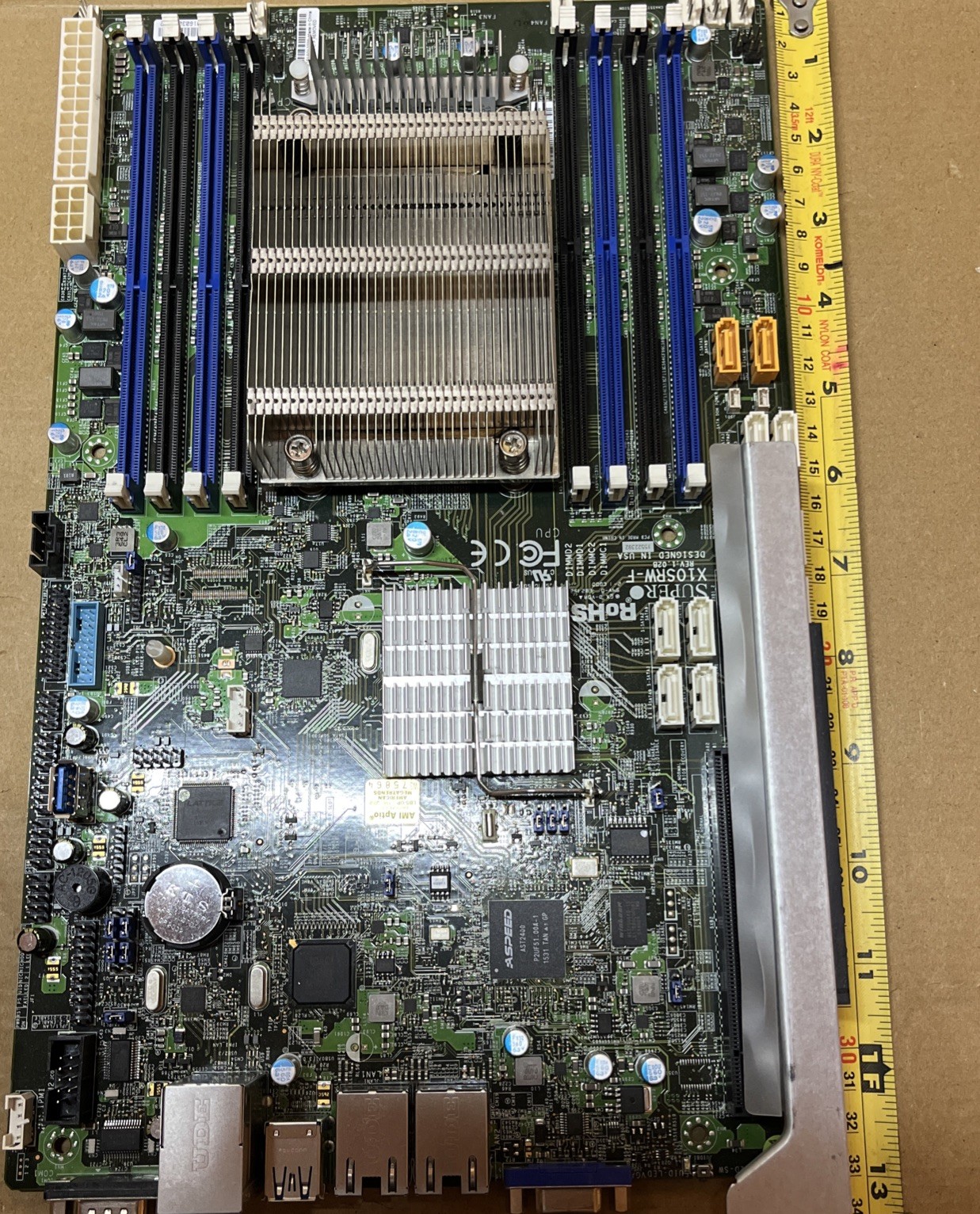 Supermicro X10SRW-F Socket LGA2011-3 ATX Server M/Board/CPU E5-2680V3/Ecard