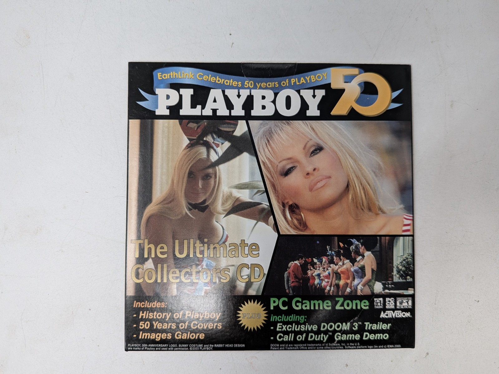 Earthlink Celebrates 50 Years of Playboy (PC CD-ROM) Collectors CD 2003