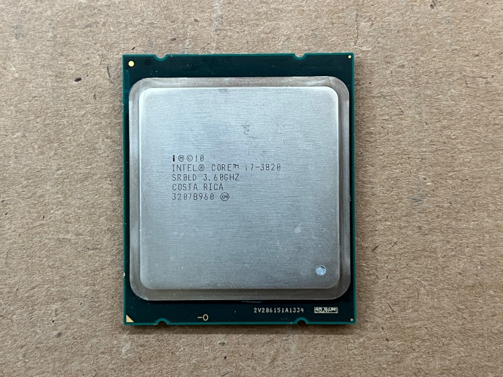 5X Intel Core i7-3820 3.60GHz LGA 2011/Socket R 10MB SR0LD Quad-Core Processor