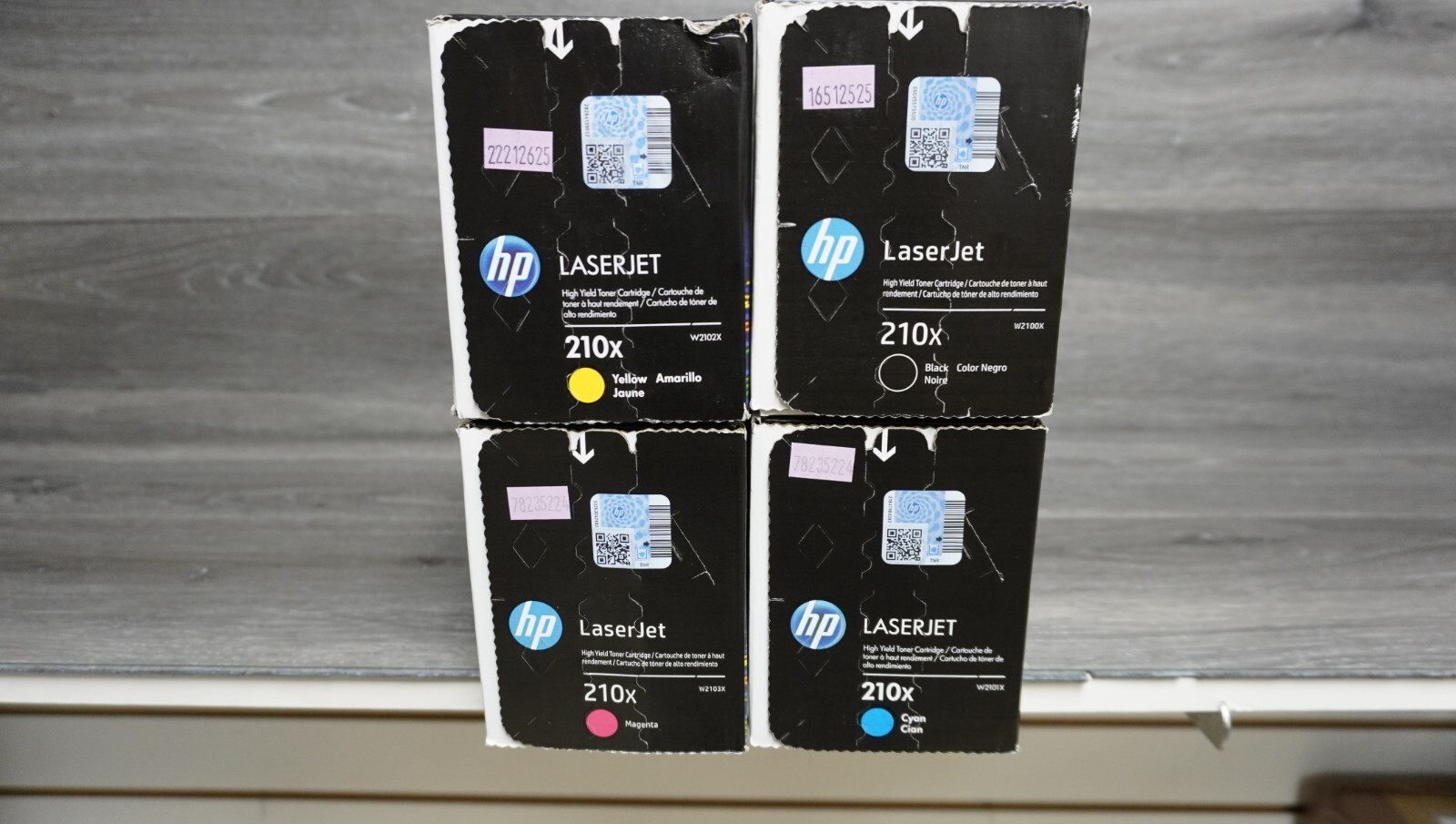 HP 210X W2100X W2101X W2102X W2103X High Yield Set Toner Cartridges 4301fdn