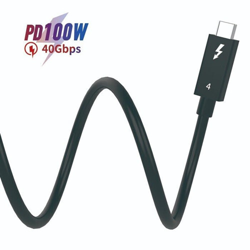 New Lenovo 5C10V25722 Thunderbolt 4 Cable 0.7M 40Gbps 100W 8K Display USB-C