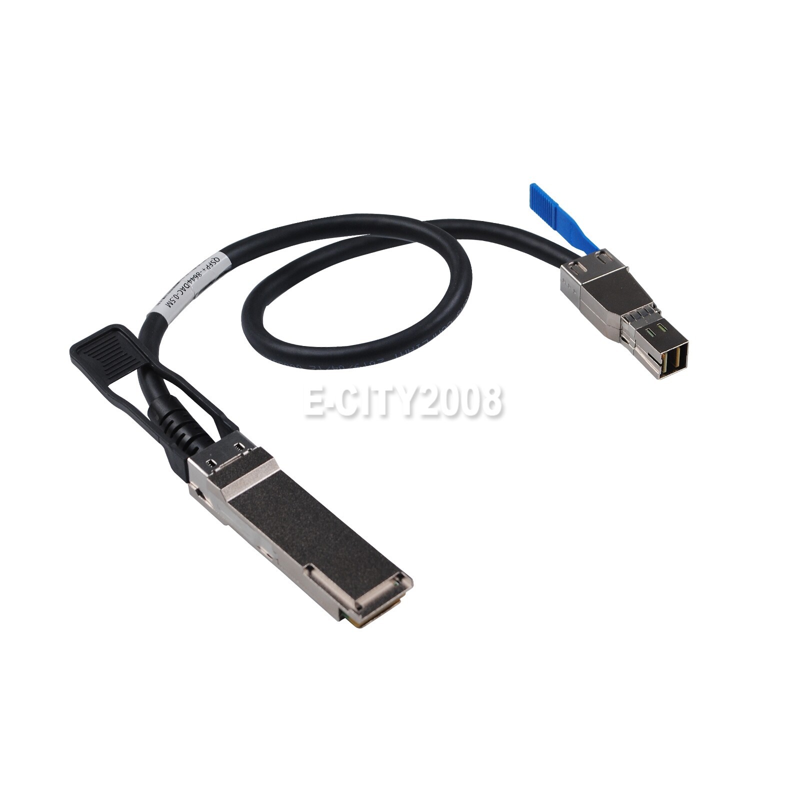 External SAS Cable QSFP SFF-8436 to SFF-8644 Hybrid HD Mini SAS Cable 50cm