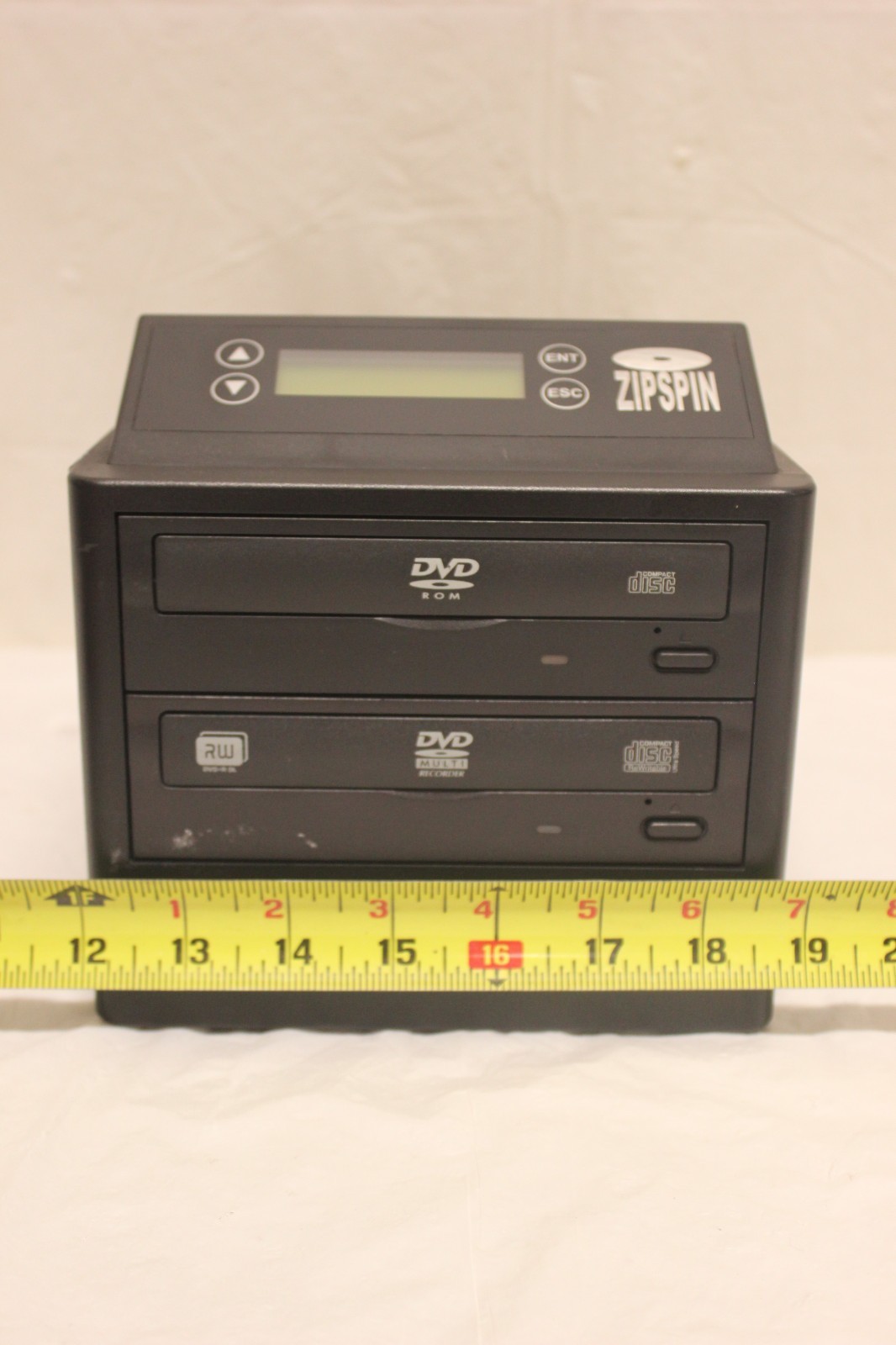 ZIPSPIN D121-PRO CD/DVD DISC DUPLICATOR WITH POWER CORD C3
