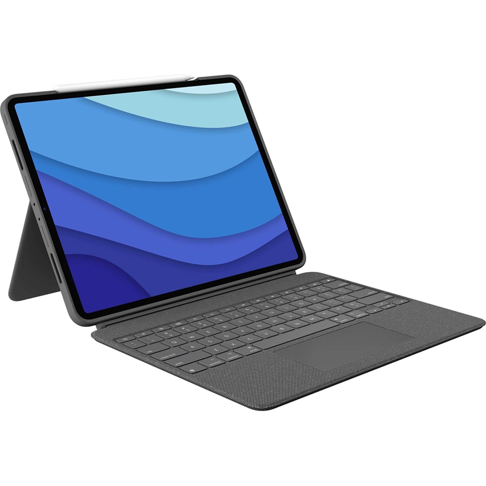 Logitech Core Combo Touch Backlit Keyboard Case for iPad Pro in Oxford Gray – 92