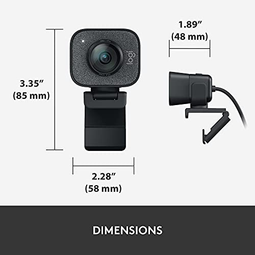 LOGITECH FOR CREATORS STREAMCAM PREMIUM WEBCAM FOR CREATORS, VU0054 – GRAPHITE