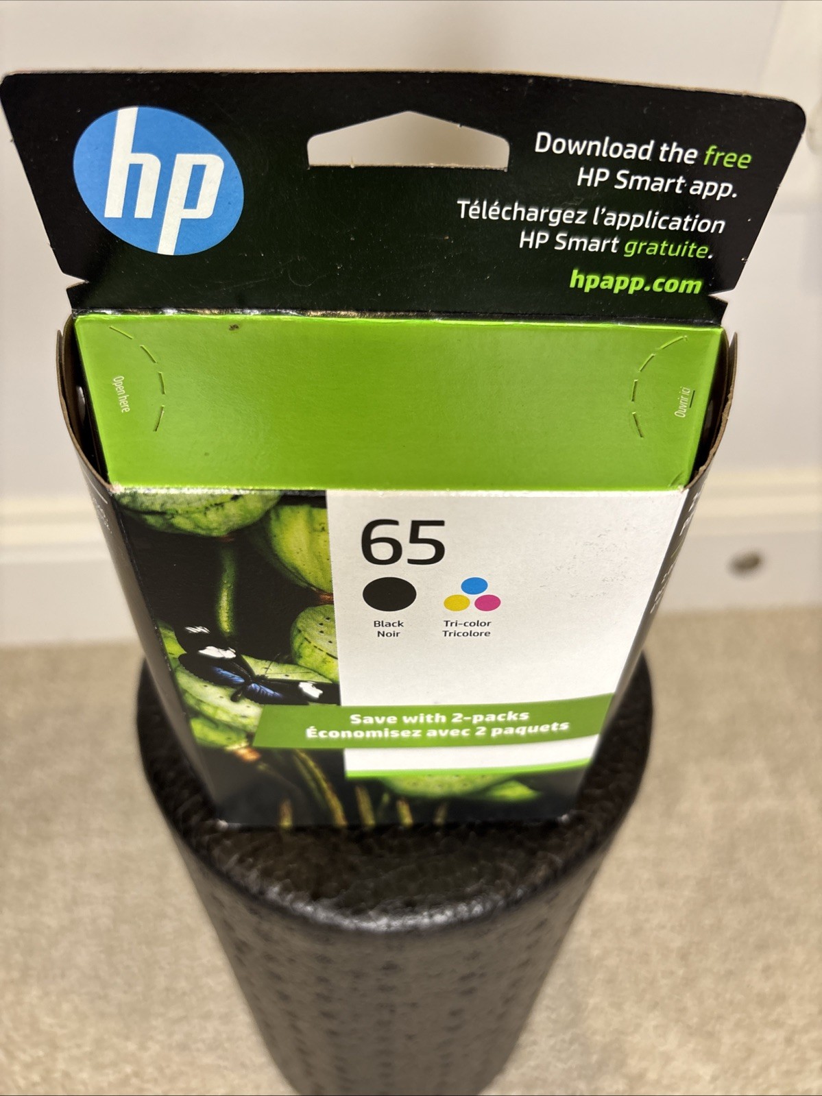 HP #65 2pack Combo Ink Cartridges 65 Black and Color NEW GENUINE For HP Printers