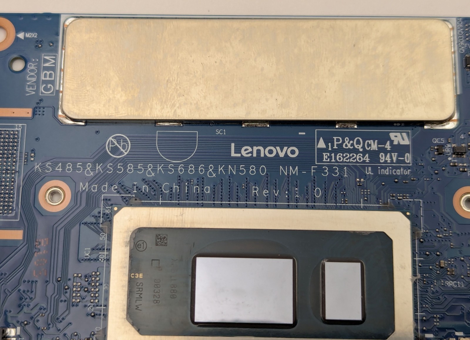 Lenovo IdeaPad Slim 3 15IRU8 Laptop Motherboard i3-1315U 8GB NM-F331 5B21L14478