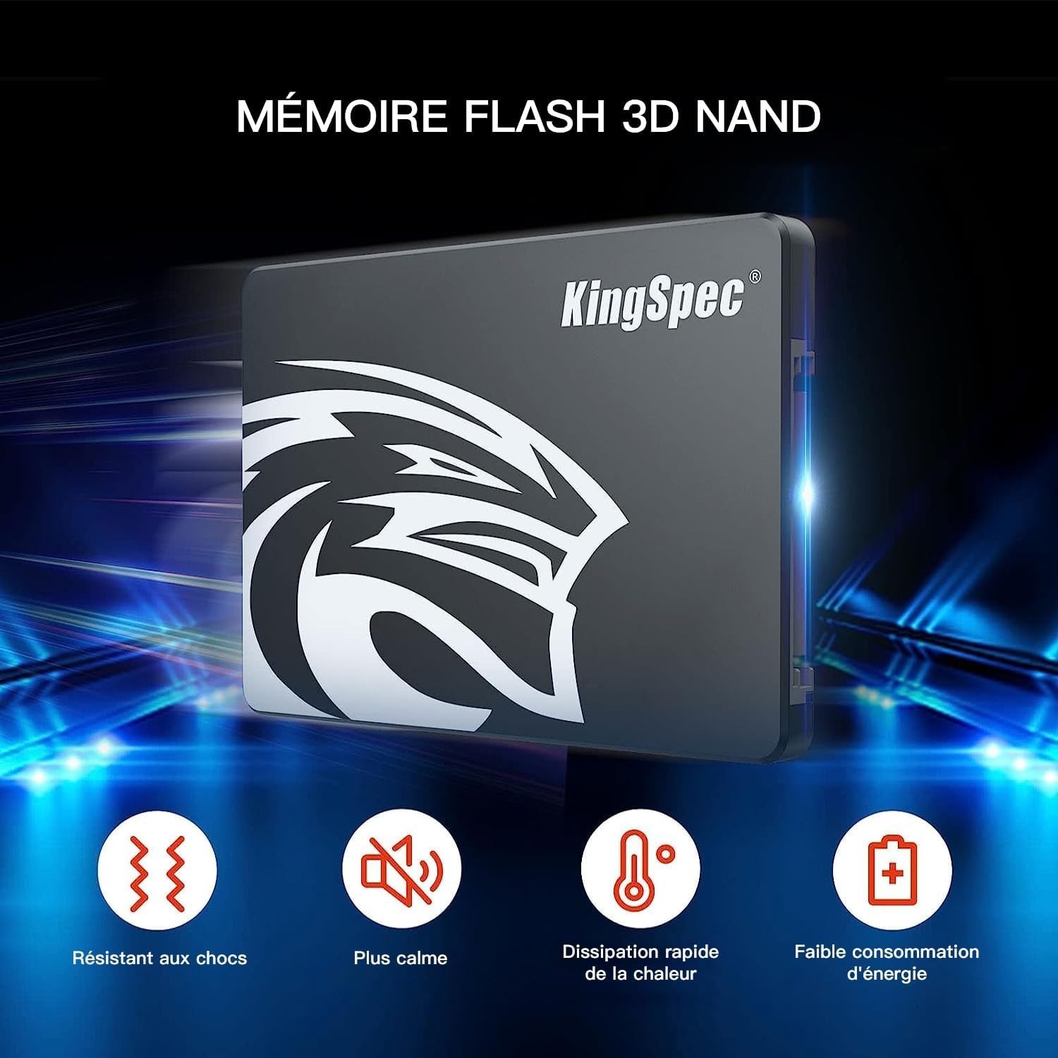 1TB 2.5-Inch Internal SSD – Enhanced Performance with 560MB/s Data Transfer Rate